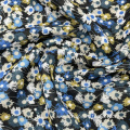 Washed Repeatedly Small Floral Pattern Polyester Fabric
